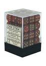 Glitter Ruby and Gold 36ct 12mm D6 Dice Block - CHX27904